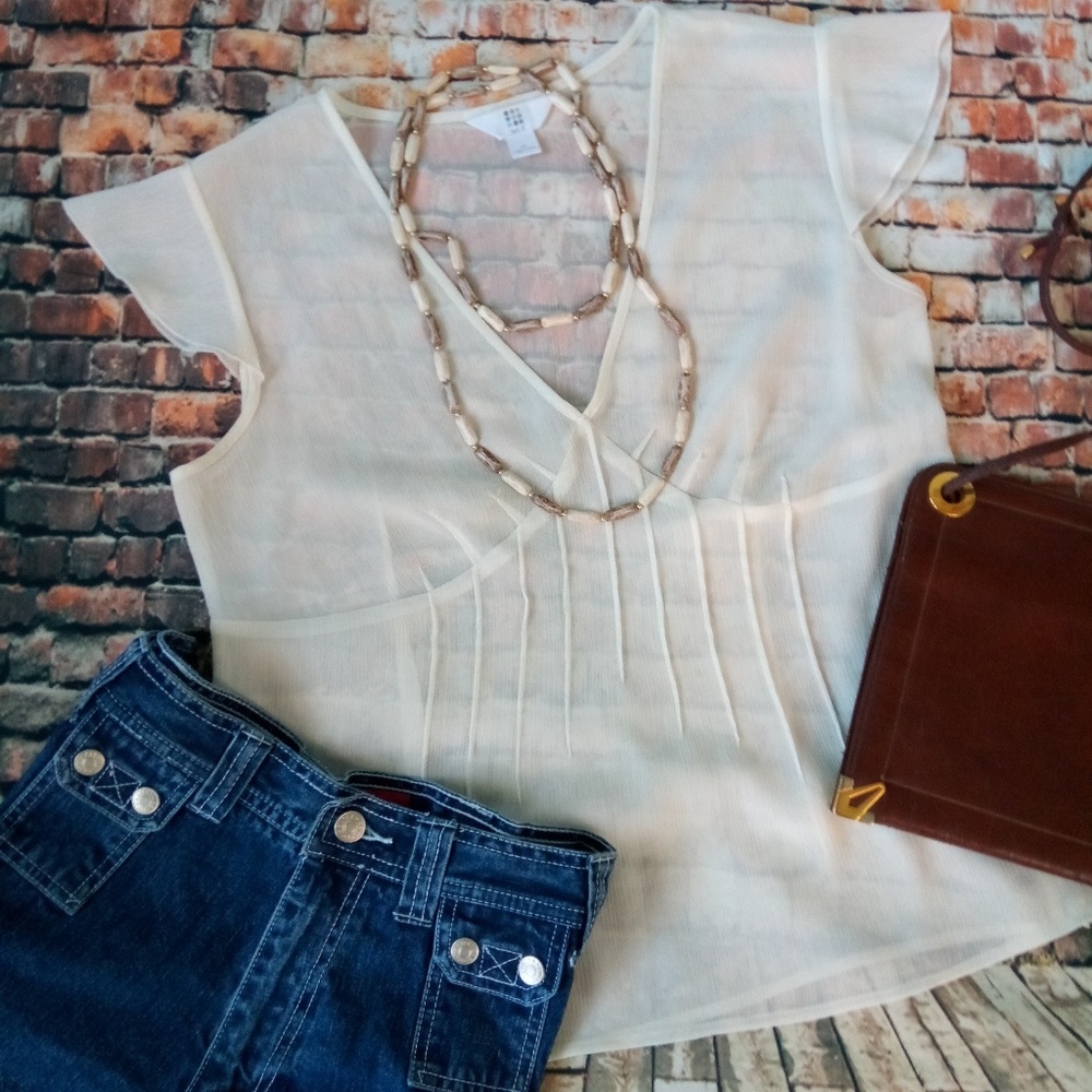 Apt. 9 Sheer Blouse